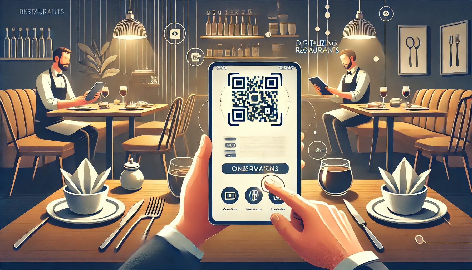 Cómo la Digitalización Está Transformando Restaurantes: Beneficios de Implementar un Menú QR y un Sitio Web con Reservas Online