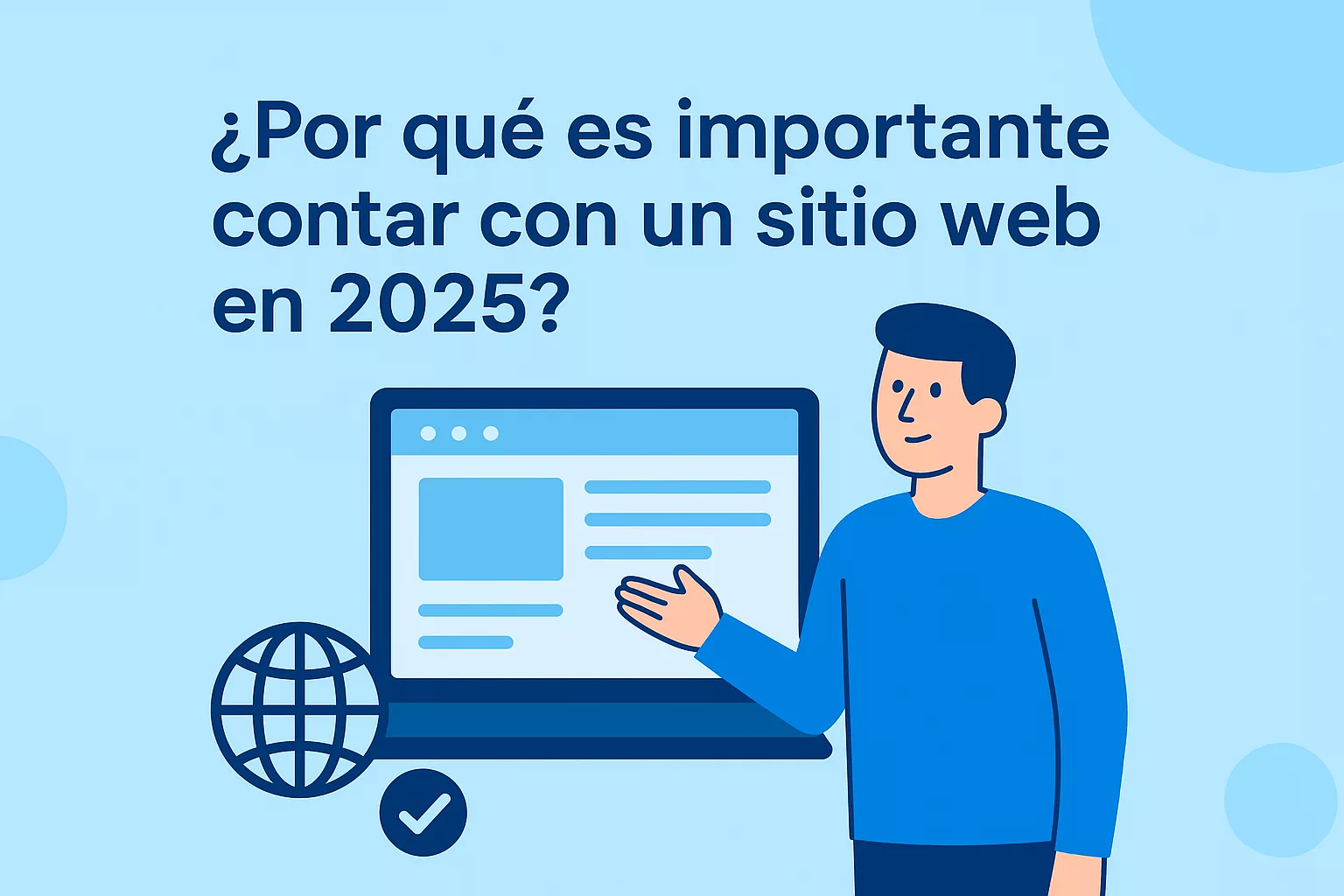 ¿Por qué es importante contar con un sitio web en 2025?